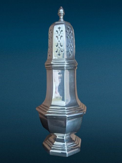 Solid Silver Sugar Sifter