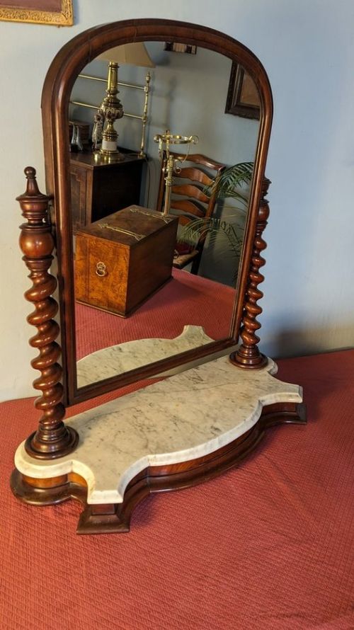Victorian Mahogany Dressing Mirror