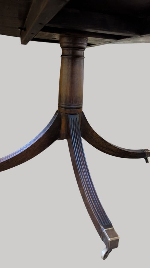 A REGENCY STYLE MAHOGANY TILT TOP BREAKFAST TABLE - ADDITIONAL PHOTO 2