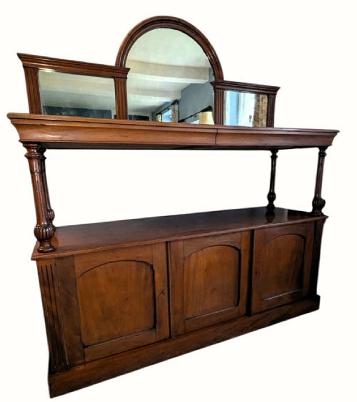 A VICTORIAN MAHOGANY BUFFET - ADDITIONAL PHOTO 7