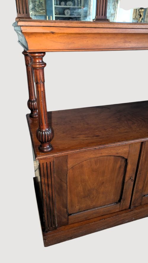 A VICTORIAN MAHOGANY BUFFET - ADDITIONAL PHOTO 4