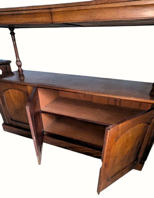 A VICTORIAN MAHOGANY BUFFET - ADDITIONAL PHOTO 8