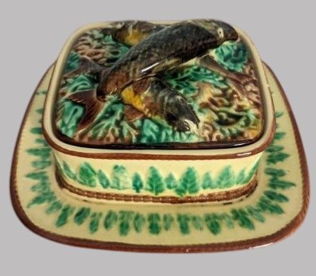 Majolica Sardine Dish