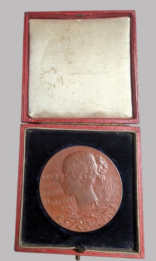 A Queen Victoria Diamond Jubilee Medallion.
