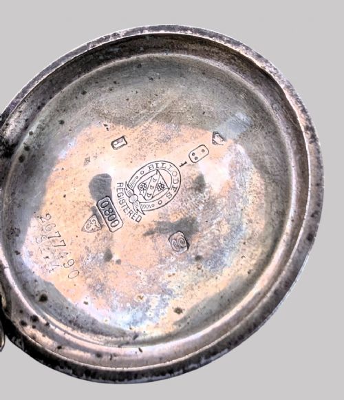 A TURKISH SILVER FULL HUNTER POCKET WATCH - ADDITIONAL PHOTO 5