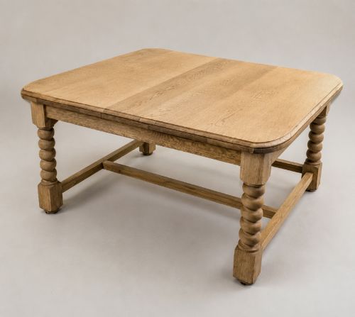 A Bleached Oak Farmhouse / Kitchen/ Dining Table
