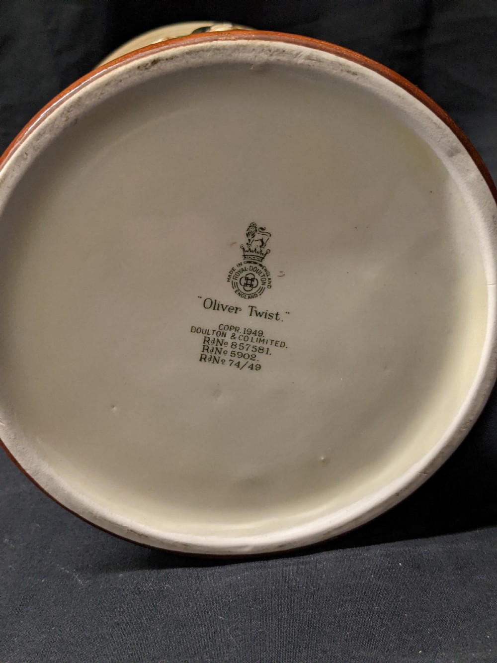 Royal Doulton ' Oliver Twist ' Pitcher View IV