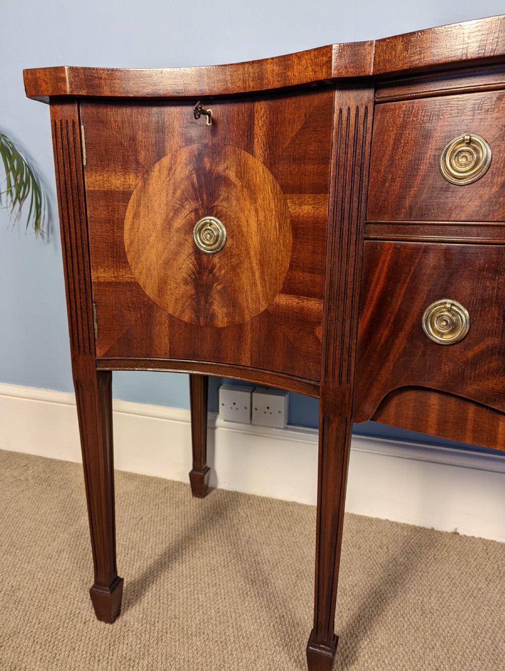 Mahogany Serpentine front Sideboard  View VI