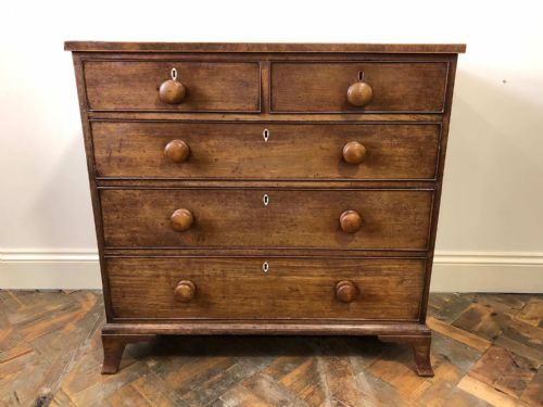 fig 2. 19th Century Mahogany Straight Front Chest of Drawers