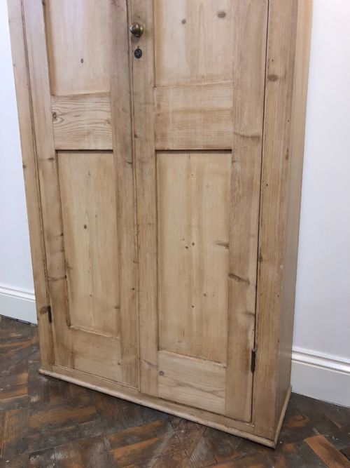 fig 1. Late Victorian Stripped Pine Housekeepers Cupboard 