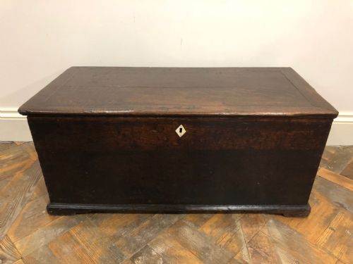 fig 1. Small Georgian Oak Blanket Box or Chest 