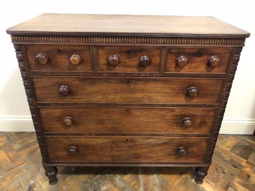 fig 1. 19th Century Mahogany Chest of Drawers