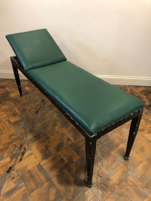 Late Victorian Medical Doctor or Psychiatrist Examination Day Bed