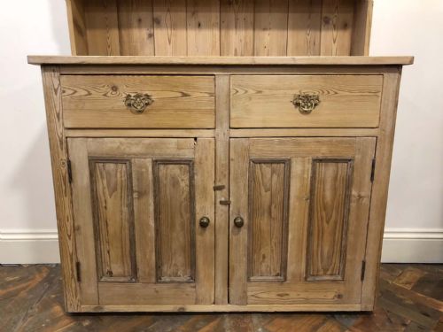 fig 1. Narrow Stripped Pine Country Dresser