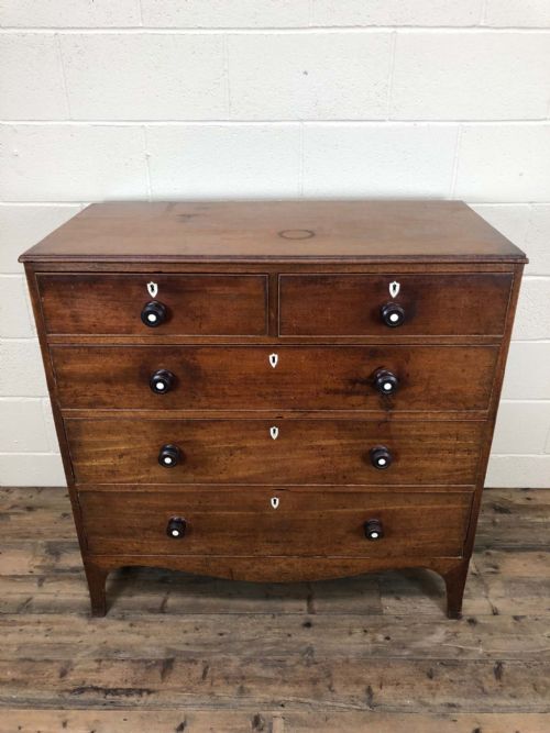 fig 1. 19th Century Mahogany Chest of Drawers