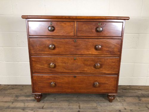 Victorian Mahogany Straight Front Chest of Drawers