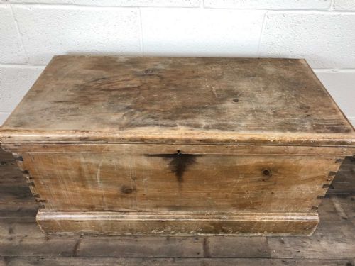 fig 2. 19th Century Stripped Pine Artisan’s Chest or Trunk