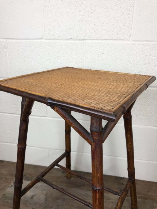 fig 2. Victorian Bamboo Side Table or Lamp Table