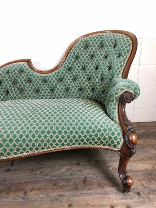 fig 1. Decorative 19th Century Victorian Walnut Sofa