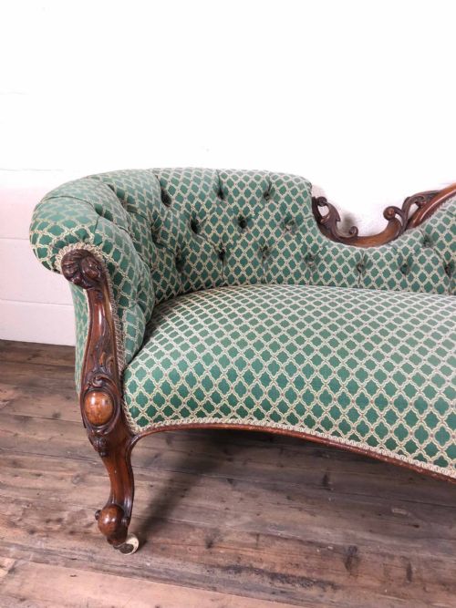 fig 2. Decorative 19th Century Victorian Walnut Sofa