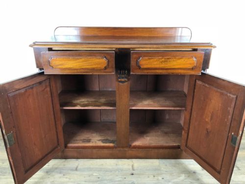 fig 2. Victorian Flame Mahogany Chiffonier Sideboard