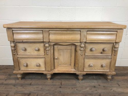 Antique Pine Lancashire Sideboard