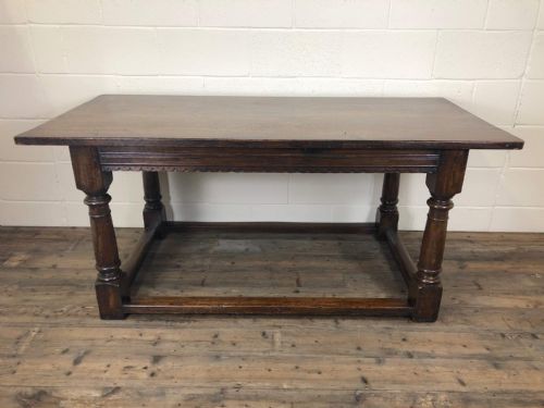 Antique Oak Refectory Dining Table