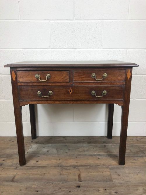 18th Century George III Mahogany Lowboy Table