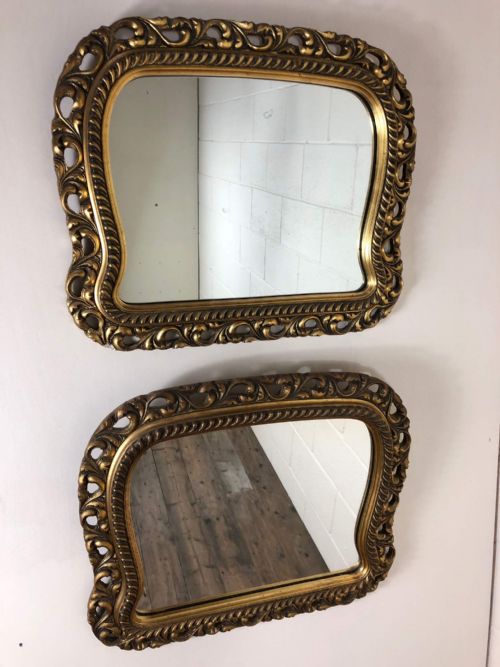 Pair of Gold Gilt Mirrors