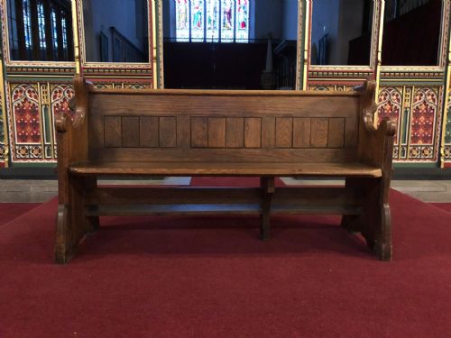 Solid Oak 5ft Church or Chapel Pew