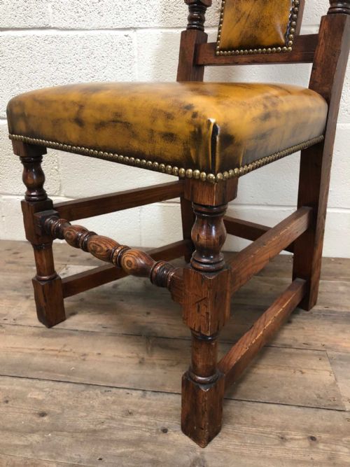fig 2. Set of Eight (6+2) Dining Chairs Including Two Armchairs