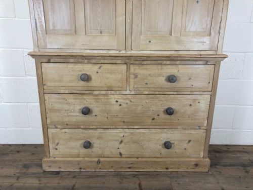 fig 1. Pine Linen Press Cupboard
