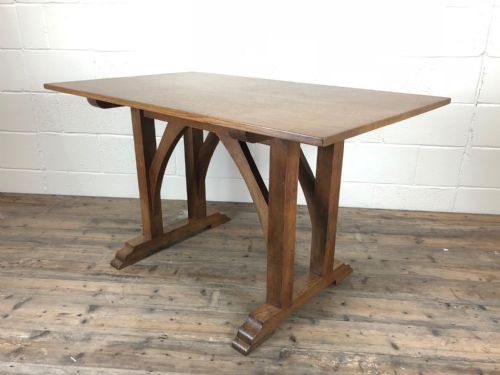 Arts and Crafts Oak Table