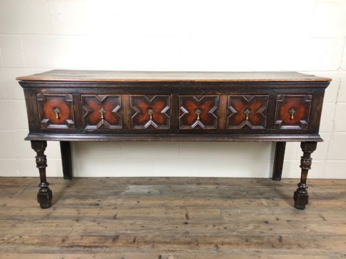 Early 18th Century Oak Jacobean Style Dresser Base