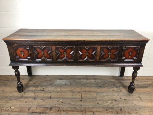 fig 1. Early 18th Century Oak Jacobean Style Dresser Base