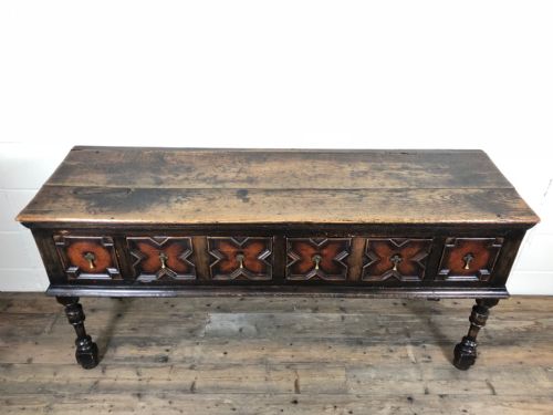 fig 2. Early 18th Century Oak Jacobean Style Dresser Base