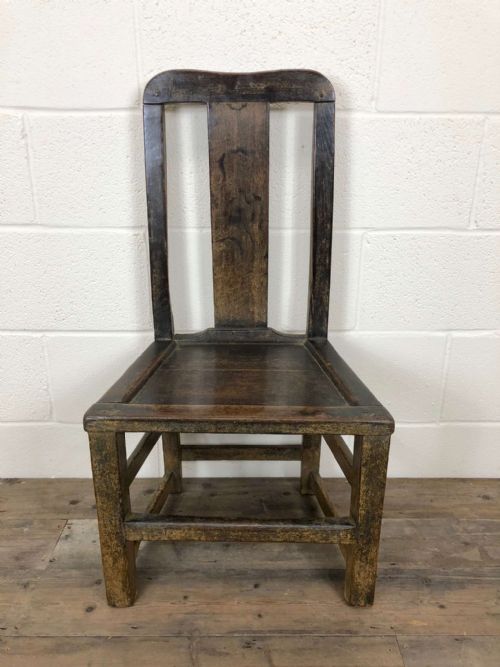 17th Century Welsh Oak Jointed Country Chair