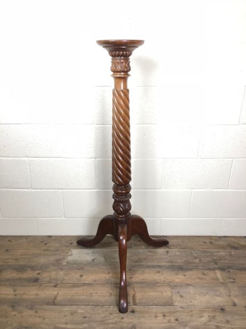 Late Victorian Mahogany Torchere Stand