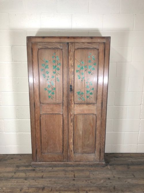 Antique Pine Two Door Housekeeper’s Cupboard