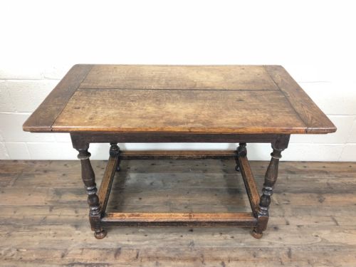 fig 1. Small Oak Refectory Table