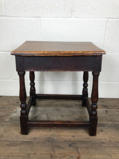 Oak Peg Jointed Stool