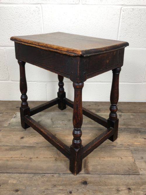 fig 1. Oak Peg Jointed Stool