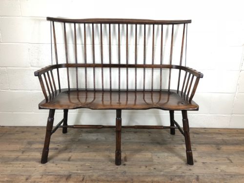 18th Century Style Stick Back Settle