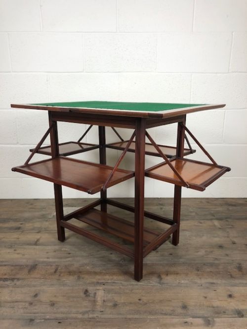 fig 1. Edwardian Mahogany Card or Games Table