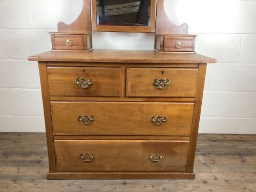 fig 1. Antique Satinwood Dressing Table with Drawers