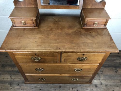 fig 2. Antique Satinwood Dressing Table with Drawers