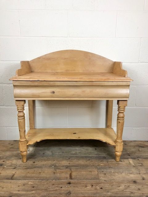 Victorian Stripped Pine Country Style Washstand