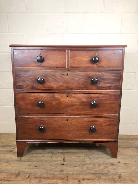 19th Century Mahogany Straight Front Chest of Drawers