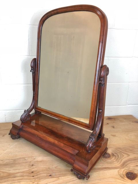 Victorian Mahogany Dressing Table Swing Mirror