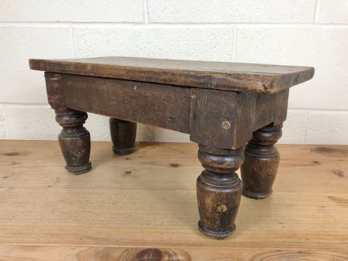 Antique Oak Footstool